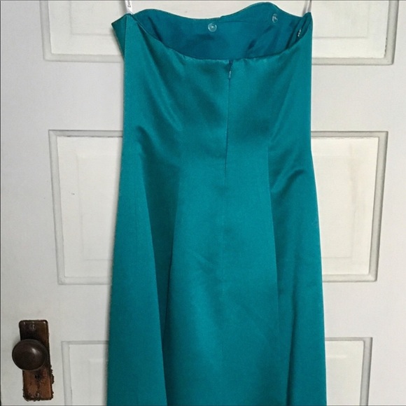 David’s Bridal long jewel tone long gown sz 4 - Picture 2 of 7